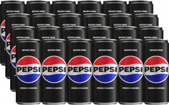 24x Napój gazowany Pepsi Zero, puszka, 0.33l