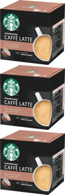 3x Kawa w kapsułkach Starbucks Caffe Latte, 12 sztuk