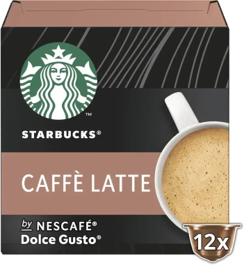 12x Kawa w kapsułkach Starbucks Caffe Latte, 12 sztuk