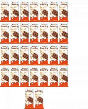 30x Batonik Ferrero Kinder Country, mleczny, 23.5g