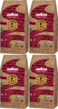 4x Kawa ziarnista Lavazza Tierra Expert Bio Organic, 1kg