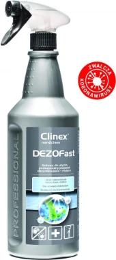6x Preparat dezynfekująco-myjący Clinex Dezofast, antybakteryjny, dezynfekujący, 1l (c)