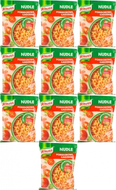 10x Zupa Knorr nudle, pomidorowa łagodna, 65g