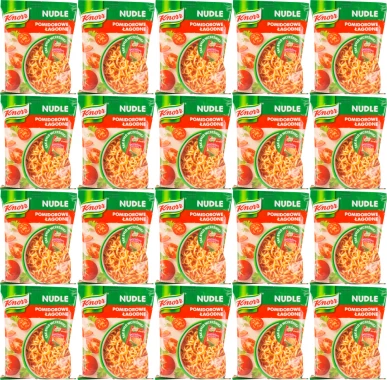 20x Zupa Knorr nudle, pomidorowa łagodna, 65g