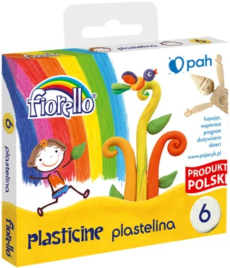 2x Plastelina Fiorello, 96g, 6 kolorów