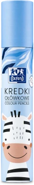2x Kredki ołówkowe Oxford Kids, w tubie, 12 sztuk, mix kolorów