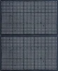 2x Wycieraczka ażurowa Krystynka, z najazdem, gumowa, 60x90x1.3cm, czarny