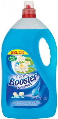 6x Płyn do płukania tkanin Gold Drop Booster, Soft Water Lily, lilia wodna, 4.3l