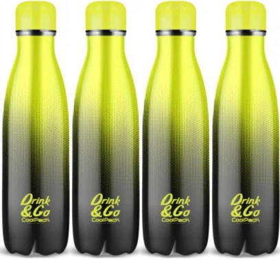 4x Butelka termiczna/termos CoolPack Drink&Go, 500ml, Gradient Lemon