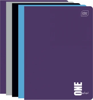 5x Zeszyt w kratkę Interdruk UV One Color, A5, 32 kartki, mix kolorów