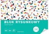 15x Blok rysunkowy Interdruk, A3, 20 kartek, biały