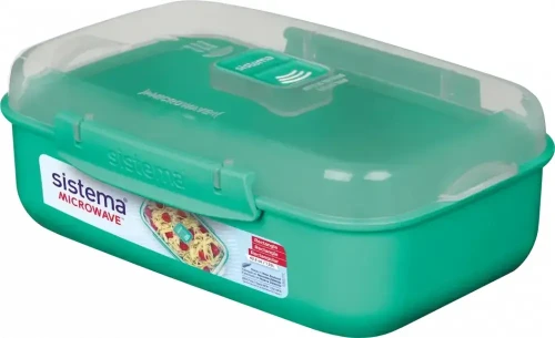 2x Lunchbox brytfanka Sistema Microwave, 1.25l, mix kolorów