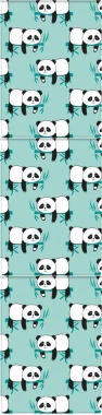 3x Okładka na dokumenty ucznia Biurfol Panda, pionowa, wielokolorowy