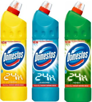 Płyn do czyszczenia toalet 24H, Domestos, 0.75l