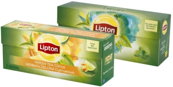 Herbata zielona w torebkach Lipton Green Tea, 25 sztuk x 1.3g