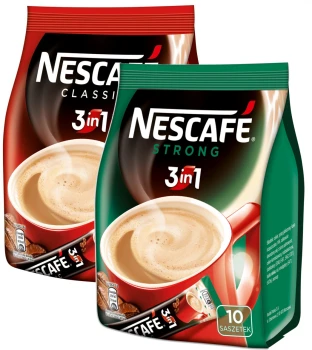 Kawa rozpuszczalna w saszetkach Nescafe 3w1