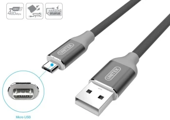 Kabel microUSB - USB Unitek, Premium, 1m