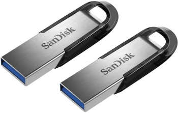 Pendrive SanDisk Cruzer Ultra Flair, USB 3.0, srebrno-czarny