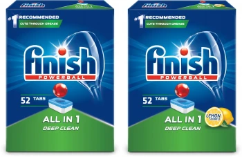 Tabletki do zmywarek Finish All in One Powerball, 52 sztuki