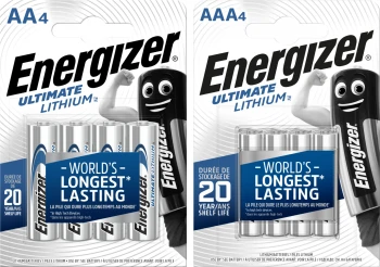 Bateria litowa Energizer Lithium, 1.5V, 4 sztuki