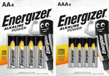 Bateria alkaliczna Energizer, 1.5V, 4 sztuki