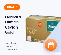 <h3>Jak to działa?</h3><p><br /><br />Przy zakupie dowolnych produkt&oacute;w z promocji za 60zł netto otrzymasz <strong>herbatę Dilmah Ceylon Gold</strong> za 1 gr.</p><h6>Warunki promocji dostępne<a href="/warunki-promocji"> tutaj</a></h6>