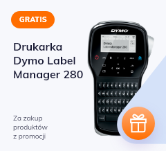 <h3>Jak to działa?</h3><p>Przy zakupie <strong>12 taśm&nbsp; Dymo D1</strong> (kod: ED17) otrzymasz drukarę etykiet Dymo LabelManager 280 za<strong> </strong>1 grosz.</p><h6>Warunki promocji dostępne<a href="/warunki-promocji"> tutaj</a></h6><p>&nbsp;</p>