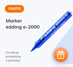 <h3>Jak to działa?</h3><p>Przy zakupie dowolnych produkt&oacute;w z promocji<strong> za 30zł </strong>netto otrzymasz <strong>marker edding e-2000</strong><strong> </strong>za 1 gr.</p><h6>Warunki promocji dostępne<a href="/warunki-promocji"> tutaj</a></h6><p>&nbsp;</p>